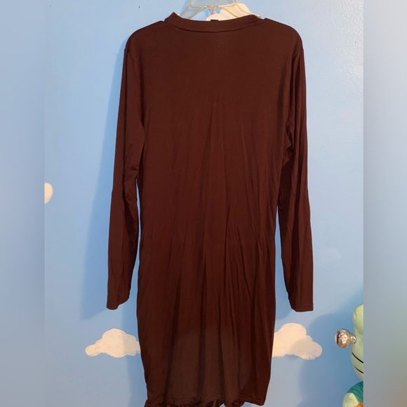 NEW - SHEIN Curve Ribbed Long Sleeve Dress - Picture 14 of 14